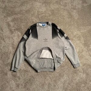 ADIDAS HEATHER GREY 3M "BACK POCKET" SWEATSHIRT